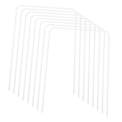 8pcs Croquet Wickets for Outdoor Lawn Games Quick Installation and Portable Design Construction for Croquet Gateball and Soccer Fun
