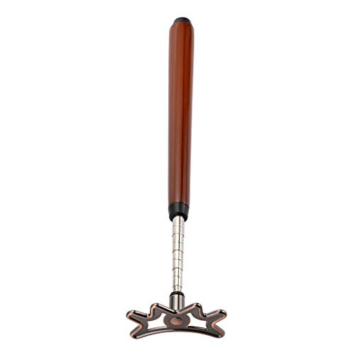 OwnMy Retractable Billiards Bridge Stick with Removable Bridge Head and Wood Handle, Pool Stick Length extends up to 35CM - 140CM, Billiards Pool Cue Accessory