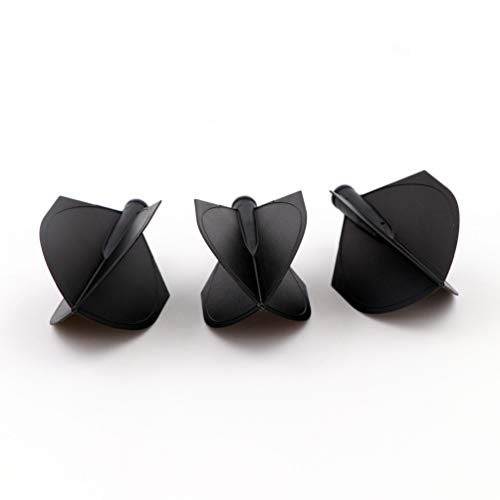 CUESOUL TERO AK4 Dart Flight Standard Shape/Shield Shape/Diamond Shape - color: Shield shape-Black