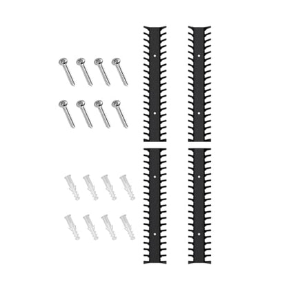 Space Saving Wall Mounted Media Holder Set of 4 Ideal for Gaming Units and Other Console Games Stylish Game Wall Mount
