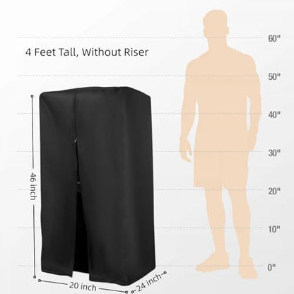Arcade Machine Cover, Heavy Duty Protective Video Game Cover for Half Size Arcade Game Machines, Waterproof & Dustproof 4FT Electronic Dust Covers,20"L x 24"W x 46"H - size: 20"L x 24"W x 46"H