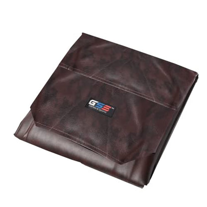 GSE Games & Sports Expert 9' Brown Heavy-Duty Leatherette Shuffleboard Table Cover for Shuffleboard Table Accessories - color: Brown-9ft