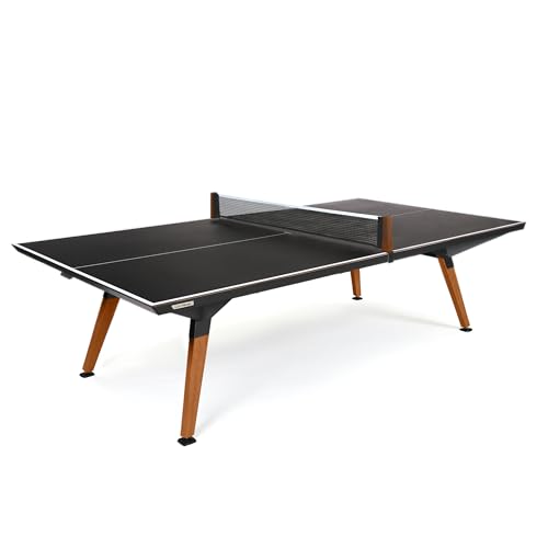 CORNILLEAU - Origin Outdoor Table - Design Ping-Pong Table - Made in France - Convertible - Black