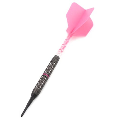 CUESOUL SEAT 18g 90% Tungsten Soft Tip Dart Set with Oil Paint Finished and Unifying ROST T19 Flight