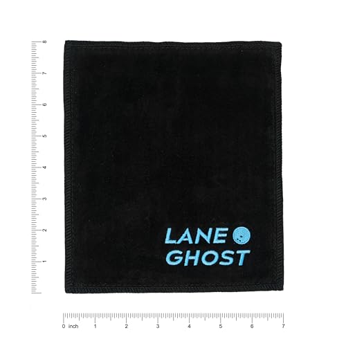 Lane Ghost Bowling Ball Shammy Pad | Bowling Ball Cleaner | Oil Removing Cloth for Hook Consistency & Performance | Bowling Ball Cleaning Accessory