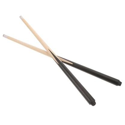 2 Pack Pool Cue Sticks 18.89 Inch Short Pool Cue for Teenagers Smooth Billiard Stick Lightweight Stick Accessory for Easy Storage and Transport
