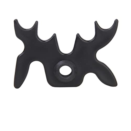 Imperial Billiard/Pool Cue Accessory: Slip-On/Portable Moosehead Bridge Head, Plastic , Black