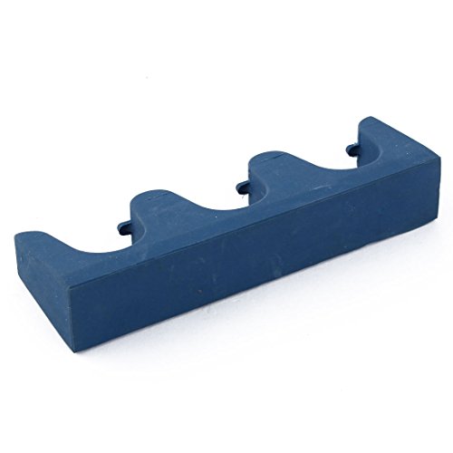 Ruilogod Rubber Snooker Table Billiard Wall Mounted 3 Cue Sticks Rack Holder Pool Blue (id: e21 dea 68c 59b 77a