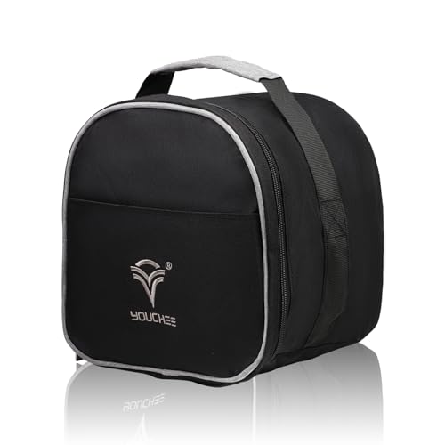 Compact Single Bowling Ball Tote Bag for Spare Ball, Lightweight One-Ball Bowling Bag with Built-In Ball Holder, Easy Carry Handle, Durable for Practice & League Play - color: Black
