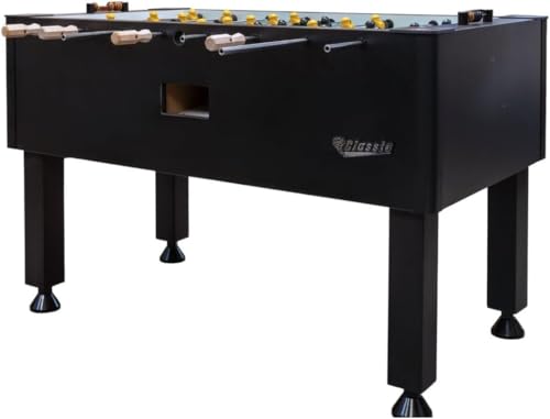 Tornado Classic II Foosball Table Soccer Game (Black) - color: Classic II