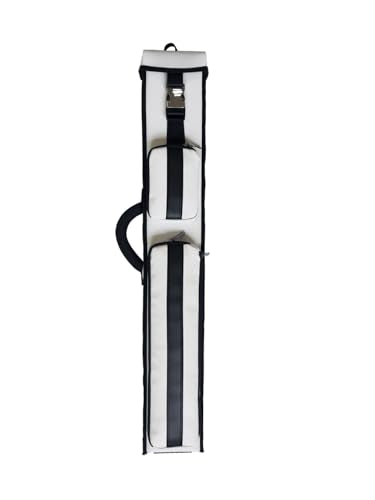 Champion 2X2,2X3,3X4 Nylon/Leatherette Billiard Pool Cue Stick Hard Case - color: White, size: 3X4 pool case