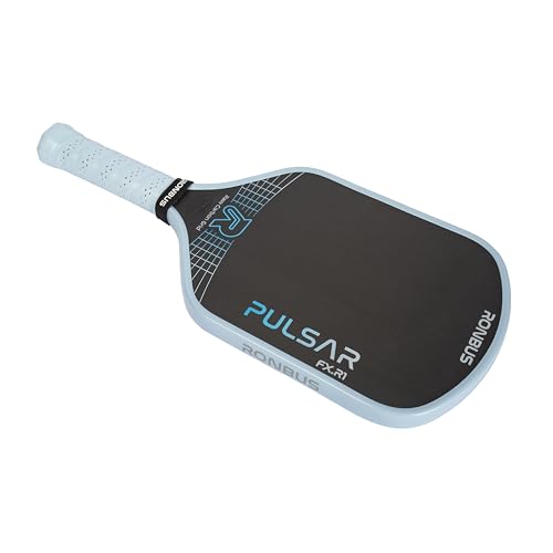 Ronbus Pulsar + Pulsar FX Thermoformed Raw Toray T700 Carbon Fiber Pickleball Paddle with 16 mm Polypropylene Honeycomb Core - style: Pulsar FX R1