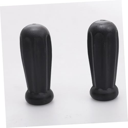 ibasenice 2pcs Plastic Foosball Table Handle Grips and Comfortable End Caps for Table Soccer Rods Replacement