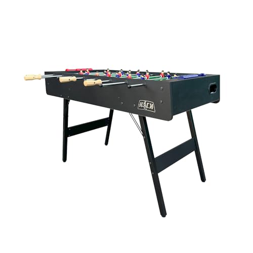 KICK Arcadia 48" Folding Foosball Table – Compact Indoor Game Table - color: Black