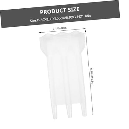 PRETYZOOM Portable Hard Shell Dart Storage Case, Lightweight Plastic Carrying Box for Soft and Steel Tip Darts, White Dartboard Accessories Organizer for Travel and Home Use