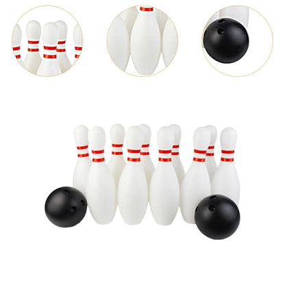 12 Pieces Kids Bowling Game Child Toy Bowling Pin Ball Indoor Outdoor Sports Friendly Material Suitable for Family Gathering Gift Giving