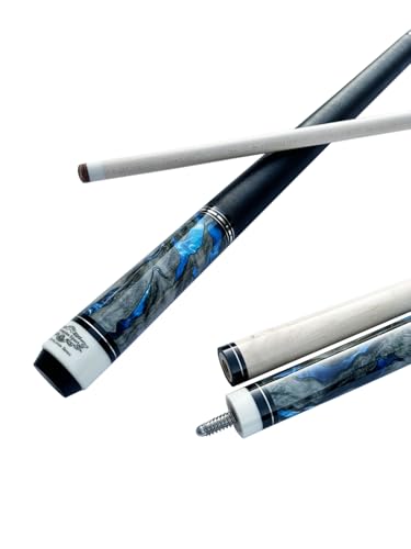 Combo Deal ! Champion Constellation Pool cue and Nemesis Jump and Break cue, Pro Taper,2X2 Cue Case, Two Champion Gloves - size: Jump break cue 19oz, Playing cue 18oz, style: Model 2