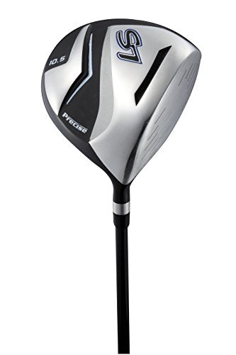 Precise S7 Men's Complete Right Handed Golf Club Set | Complete Regular & Tall Mens Golf Clubs Set | with 4 HC's, Lightweight Shafts & Spacious Stand Bag w/Storage Pockets & Dual Straps for Carrying - size: Tall +1" Size, style: Blue