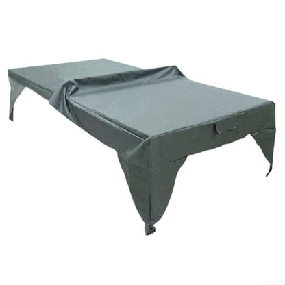 Sunproof Table Tennis Table Gray Outdoor Dust Protector Impermeable Pong 280x153x73cm 190t Polyester Having Storage Bag Tables(210D) - size: 210D