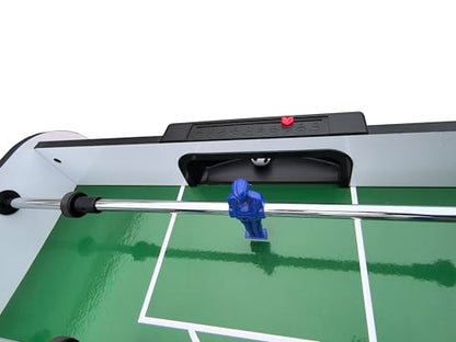 48'' Soccer Table, Large Size Foosball Game Table for Adult, Football Table with Cup Hloders & Sturdy Leg for Game Rooms & Parties, Red - size: 48''-Soccer Table Red