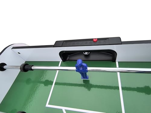 48'' Soccer Table, Large Size Foosball Game Table for Adult, Football Table with Cup Hloders & Sturdy Leg for Game Rooms & Parties, Red - size: 48''-Soccer Table Red