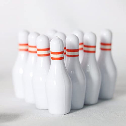 House Bowling Set Simulation Sports Goods Outdoor Miniature Model Include 10x Bottles 2X Bowling