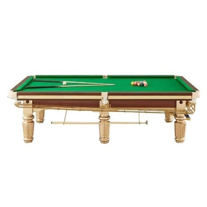 Billiard Pool Table, Professional Game Table for Home Game Room, Sturdy Construction with Complete Accessories Set - color: A