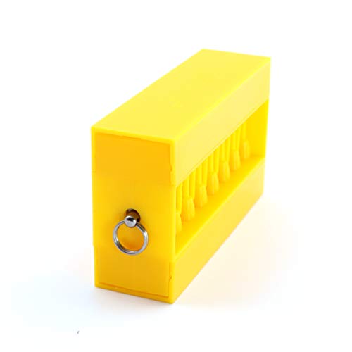 CUESOUL Touch-Point Soft Dart Tip Point with Touch Dart Case Tool for Dart Tip Replacement and Dart Tip Remove - color: Yellow