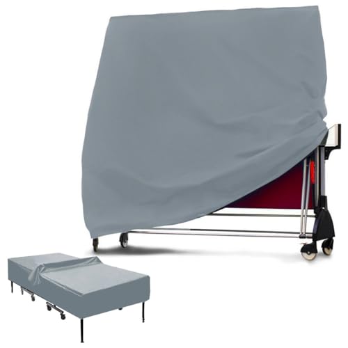 Ping Pong Table Cover, Waterproof 210D Polyester Taffeta, Fits Regulation Size Tables for All Weather Protection, 72.83 x 64.96 x 27.55in