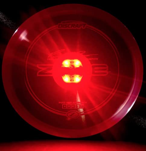 Disc Golf Light Set - Magnetic LED Disc Golf Basket Lights-Remote Controlled-LED-Flat Circular Quad-Lite LED Disc Golf Lights - Night Disc Golf Set - Glow Disc Golf Set - Disc Lights and Basket Lights