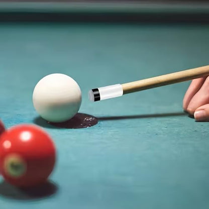 10 Sets Billiard Cues Tips Replacement Kit, White Pool Cue Stick Ferrules & Blue Screw On Pool Cue Tips in 0.47inch, Billiards Club Repair & Maintenance Accessories