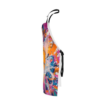 Castle Fairy Basketball Kitchen Apron - color: Graffiti Basketball