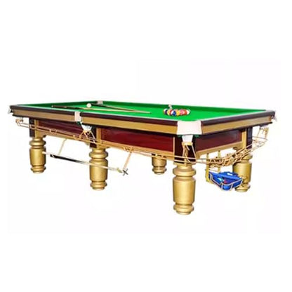 Professional Slate Pool Table, Premium Billiard Table for Home & Club, Leveled Playing Surface, Heavy Duty Frame - color: D, size: 12