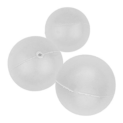 Fairly Odd Novelties 3/4" Mini Ping Pong/Table Tennis/Beer Pong Round Balls (100 Pack), 19mm, White - color: White