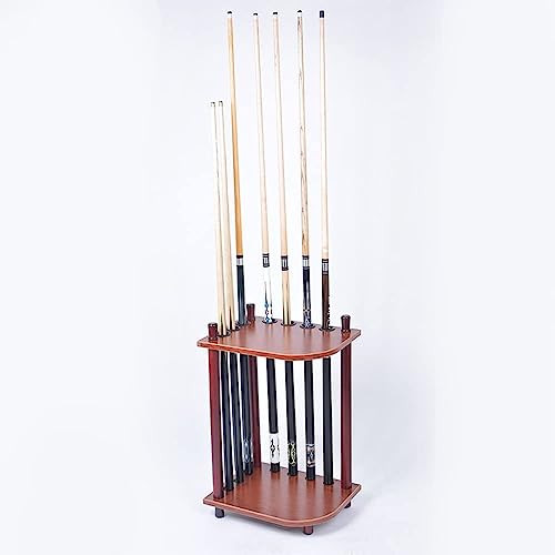 Floor Stand Billiards Cue Rack Pool Accessories Billiards Stick Holder,7 Holes Billiard Cue Holder,Freestanding Pool Cue Rack Floor Stand -Billiard Cue Racks Holder Angle,Ball Floor Rack,Bil