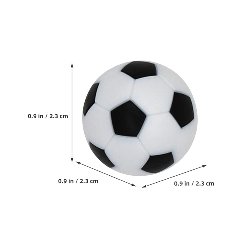 PRETYZOOM 14pcs Foosball Table Balls, 23mm/0.9inch Plastic Foosball Balls, Mini Soccer Tabletop Football Game Accessory Replacement Part