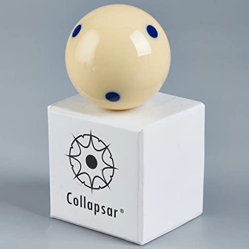 Collapsar Pro-Cup Cue Ball Regulation Size 2-1/4 Pool Training Cue Ball - color: Blue Dot