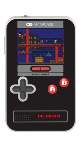 My Arcade Go Gamer Classic-RED: Preloaded Console with 300 Games, Full Color 2.5" Screen-Fun for The Whole Family (DGUN-3909) - style: Go Gamer Classic-RED