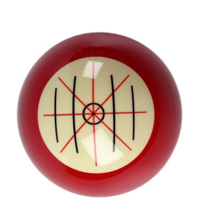 Standard Pool Billiard Pro Cup Cue Ball with 6 Red Dots 2-1/4'' 6 oz Practice Training Cue Ball