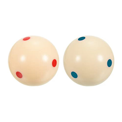 PATIKIL Pool-Billiard Cue Ball, Pro Cup Cue Ball Practice Training Pool Ball for Billiard Room Game Room - color: Red/Blue