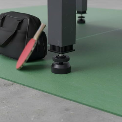 Table Tennis Foot Pad Adjustable Threaded Support Anti-Slip Protector Racket Table Accessory Material Suitable for Indoor Outdoor Recreation - size: Base Screw M12