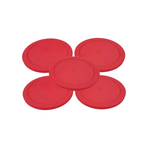 2.5-Inch (63 mm) Air Hockey Pucks - 4mm Thick, 0.39oz (11 g) Pucks for Air Hockey Tables