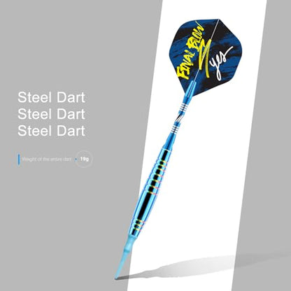 Soft Tip Darts Sets - Soft Tip Darts for Electronic Dartboard Plastic Tip Darts Set with Aluminum Shafts + Extra 3 Dart Flights 3 Replace Plastic Shafts - color: blue