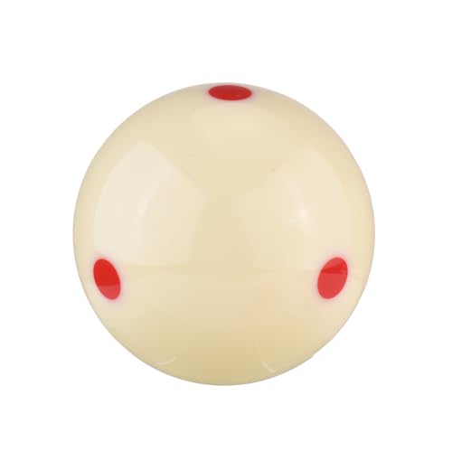 RiToEasysports Billiard Cue Ball Resin Training Cue Ball Set 57.2mm Double Sided Practice Pool 2pcs for Control Aiming and Stroke Training for Beginners and Advanced Players
