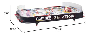 Stiga Tabletop Ice Hockey Game Play Off 21 Sweden-Canada,Black/White,96 x 50 cm | Tabletop