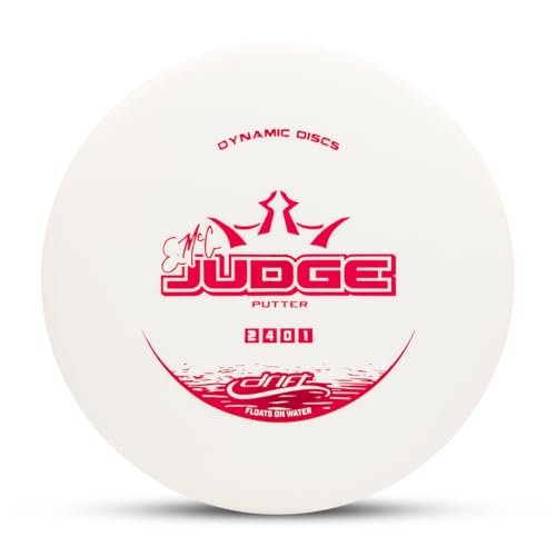 Dynamic Discs Drift EMAC Judge Disc Golf Putter | Beginner Friendly Stable Putter Disc | Lightweight & Floats in Water | Grippy Base Plastic | 120-130g (Colors May Vary) - color: White