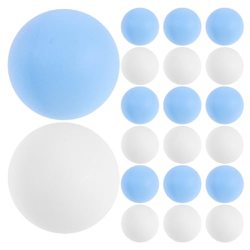 50pcs Frosted Table Tennis Balls: No Print 40mm Seamless Table Tennis Balls - Plastic White Light Blue Game Participants- Decoration Supplies for Games Party