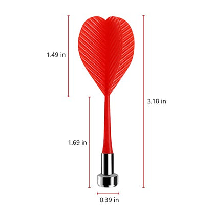 Accmor Magnetic Darts, Magnetic Darts Replacement for Magnetic Dartboard - color: 24 Pack-Red, Blue,Yellow, Green