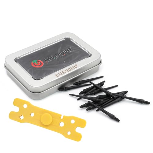 CUESOUL OTO Small Thread Soft Tip Dart Point Pack - color: Black