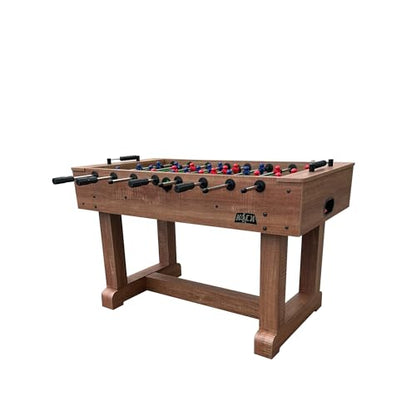 KICK Brigade 55" Foosball Table – Professional Full-Size Indoor Game Table - color: Brown